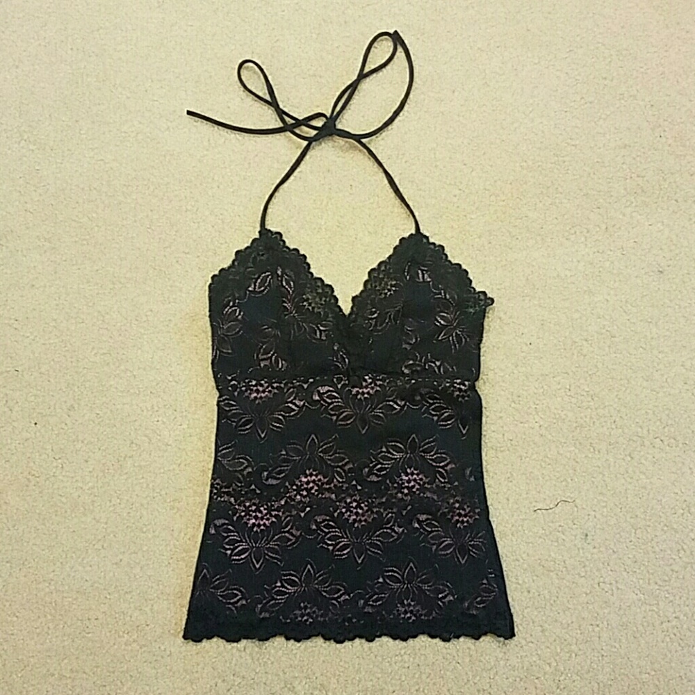 Lace Halter Top